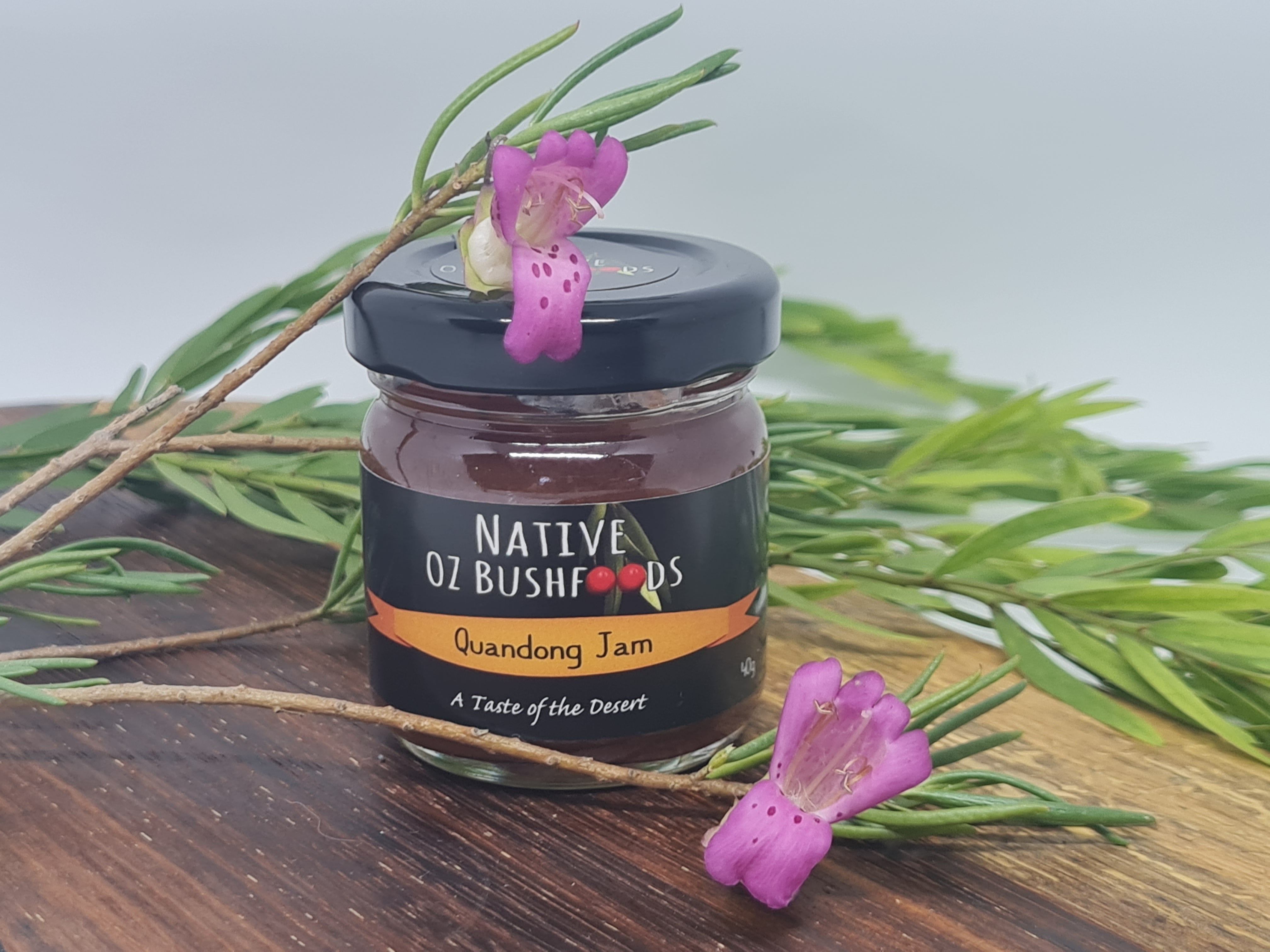 Quandong Jam (Native Peach) Sample - 40g – Native Oz Bushfoods