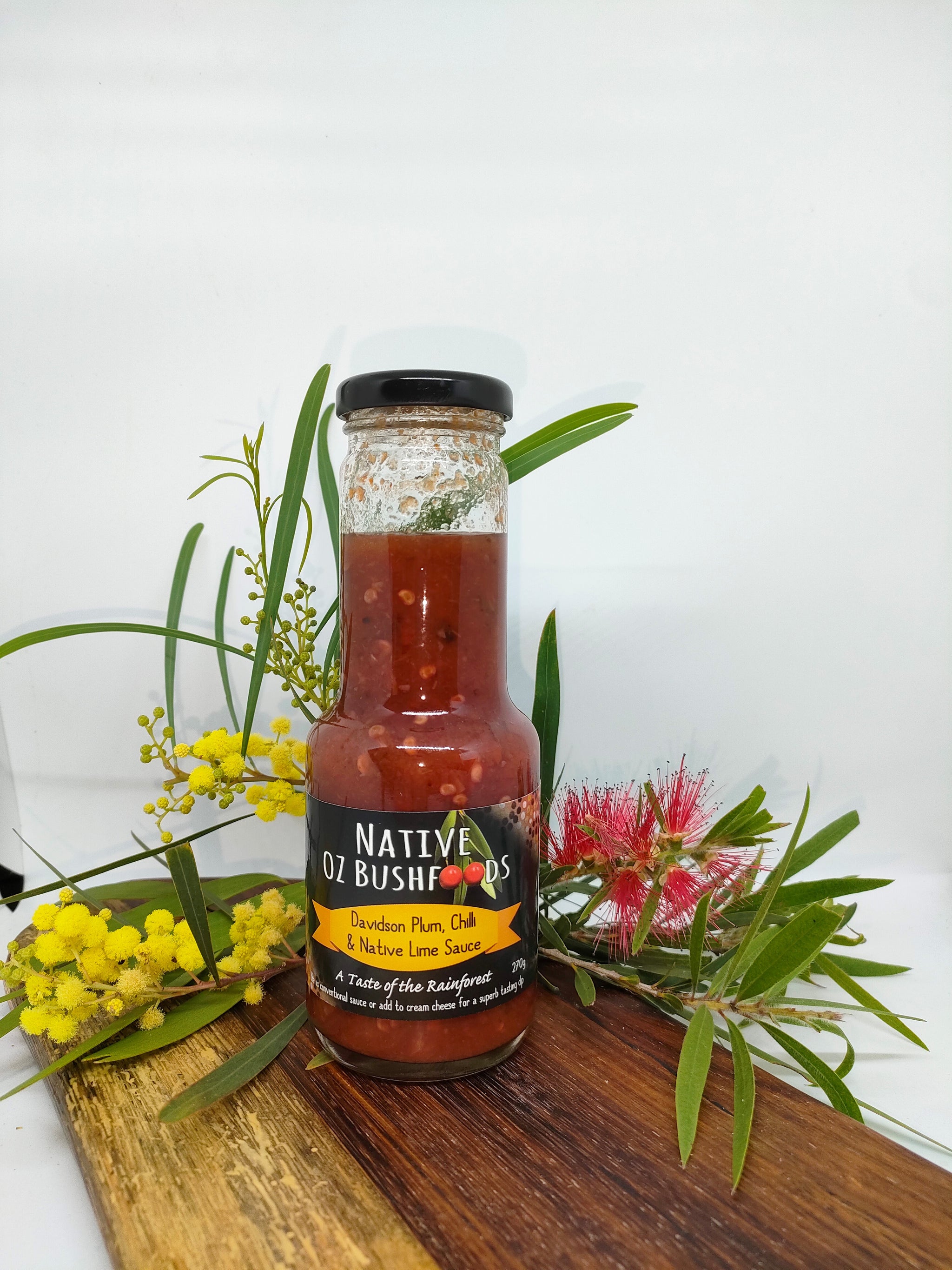 Davidson Plum, Chilli & Native Lime Sauce 270g Native Oz Bushfoods